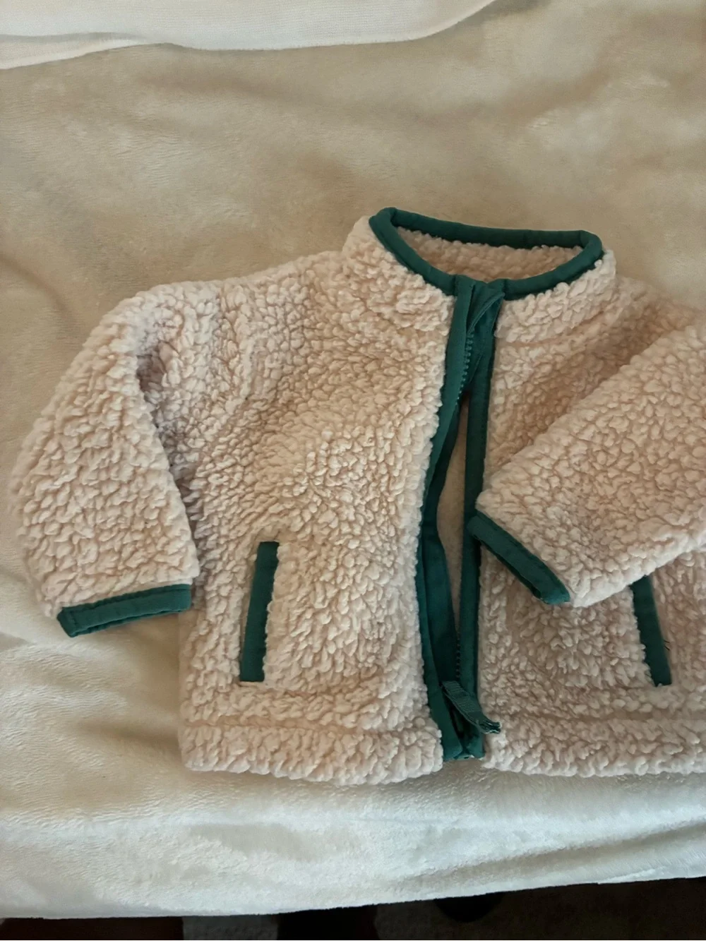 Baby Cat & Jack Sherpa jacket size Newborn